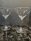 WATERFORD Marquis Martini Glasses Crystal, 6 1/4"  Set of 2