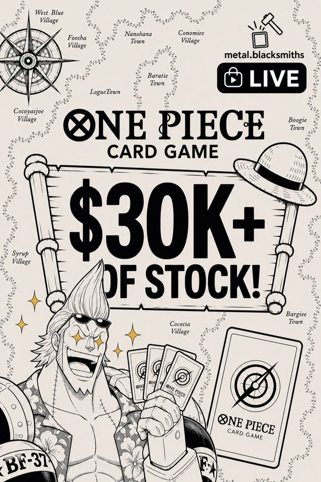 ⚡ MASSIVE ONE PIECE INVENTORY 📦 🎁 30K+ Stock 🎡Wheel Spin on $30+ Order