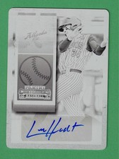 2015 Panini Contenders LUCAS HERBERT Auto Black Printing Plate 1/1 Braves