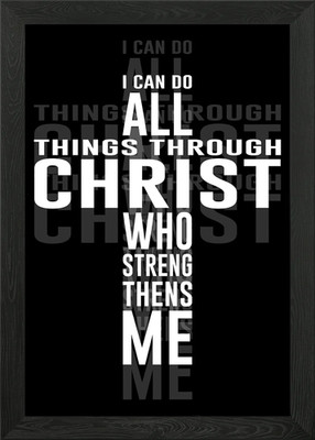 Ganz Christus gerahmtes Wandbild Poster Leinwanddruck Bild