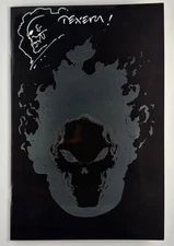 Ghost Rider #15 Mexican Foil SDCC Signed & Remark Mark Texeira COA LTD 1000