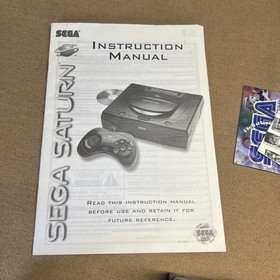 Sega Saturn Complete Bundle &mdash; CIB Console, 8 Games, Original Box Vintage 90s 