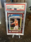 2024 Panini Donruss - Rated Rookie Bo Nix #369 Optic Preview Red Wave Prizm (RC)