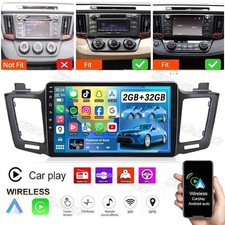 10.1" For Toyota RAV4 2013-2018 Apple Carplay Android 15 Car Stereo Radio GPS BT