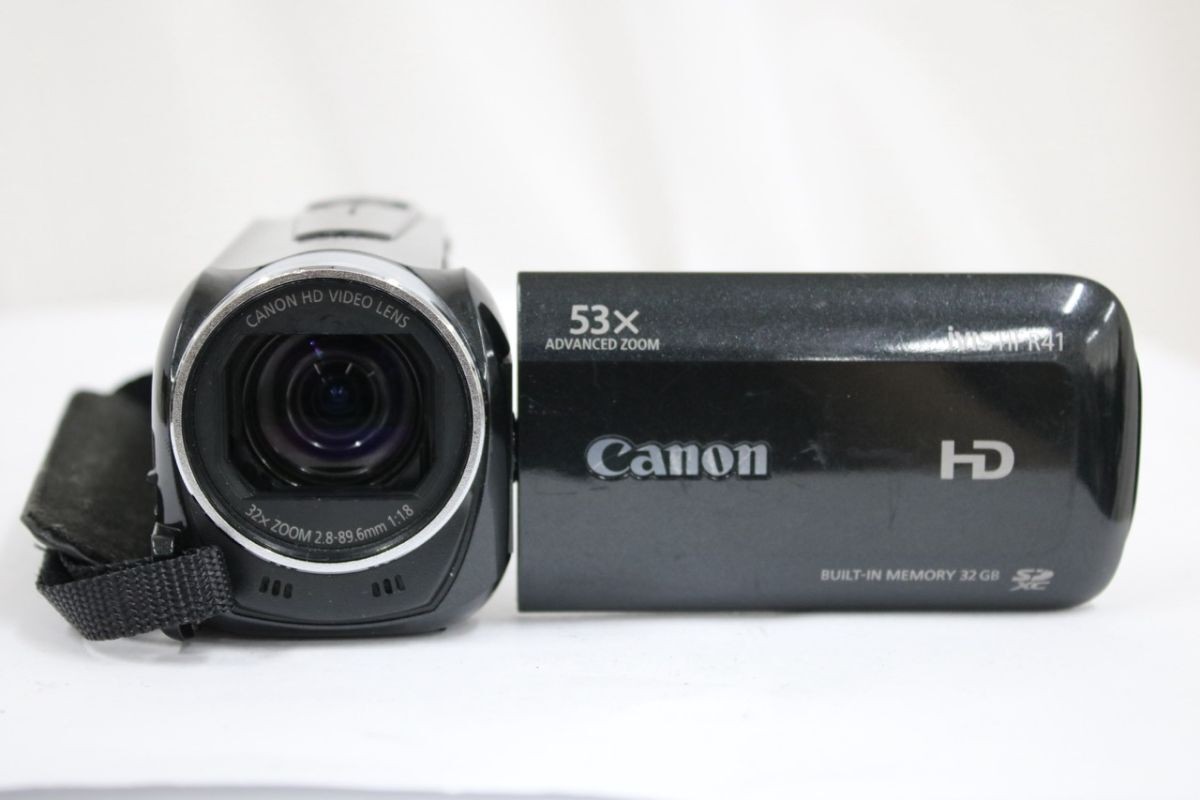 Canon iVIS HF R41 32x Video Camera Black, Used, Good Optics | eBay