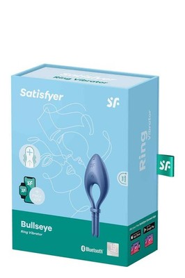 Satisfyer Bullseye Blue Cockring Erektion Potenzring Blau Penisring Vibration