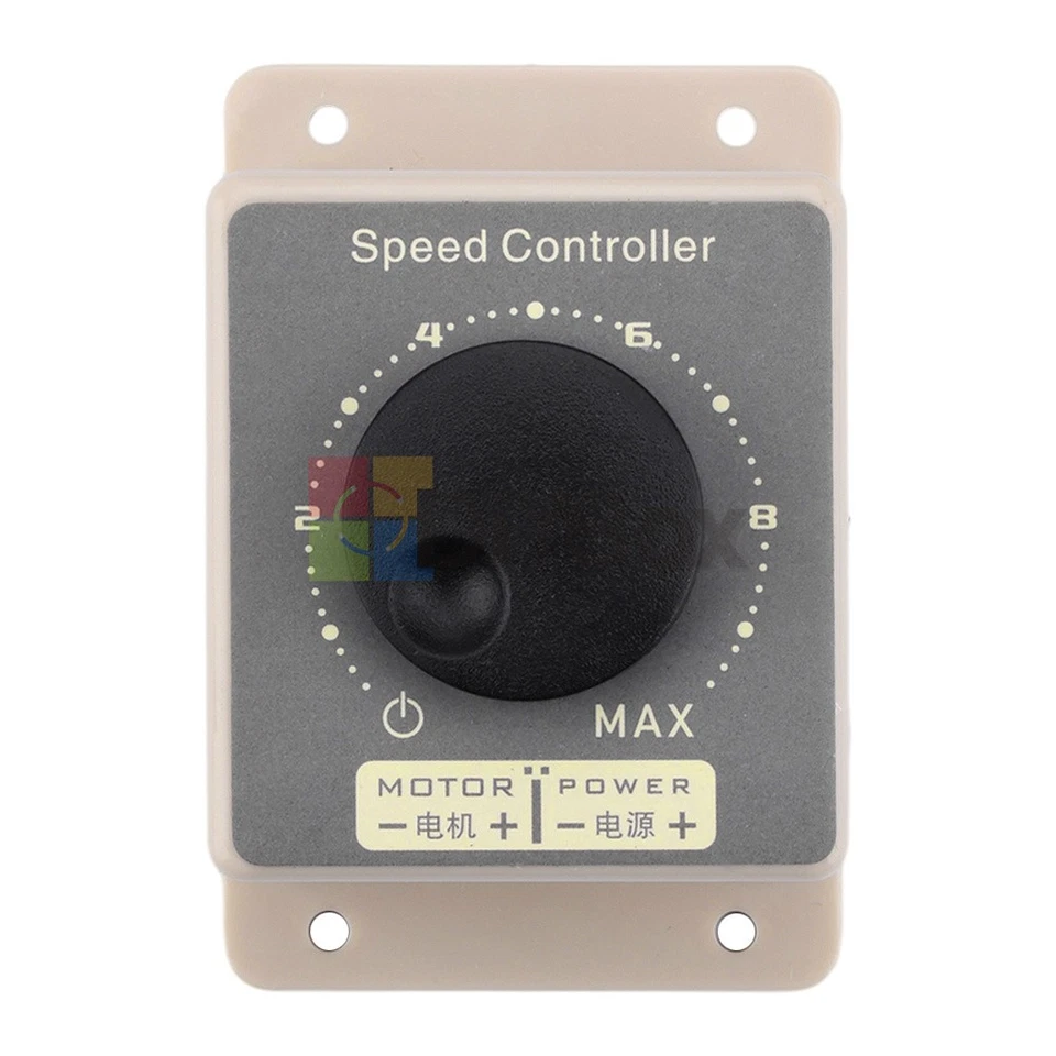 10PCS 10-60V 20A Pulse Width Modulator PWM DC Motor Speed Controller Waterproof - Image 2 of 4