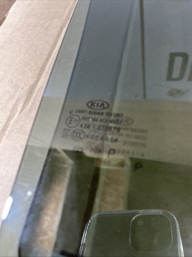 KIA NIRO WINDOW DOOR GLASS REAR RIGHT OSR 43R-016879 AUTO SUV 2021 NIRO 2 EV - Picture 2 of 14