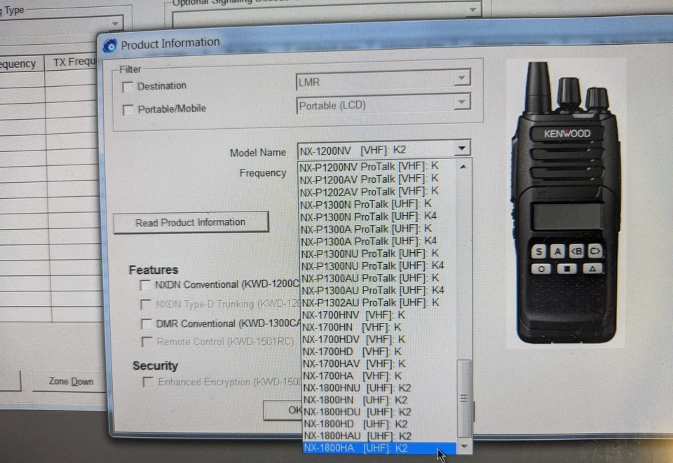 Kenwood KPG-D6 KPG-D6N software programing and coding for NX radios 2025 - Image 3 of 4