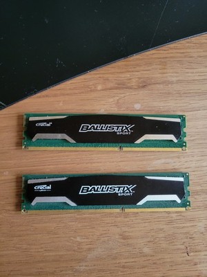 Crucial Ballistix Sport BLS4G3D1609DS100.16FER2 | 8 GB (2x4GB) DDR3 UDIMM RAM