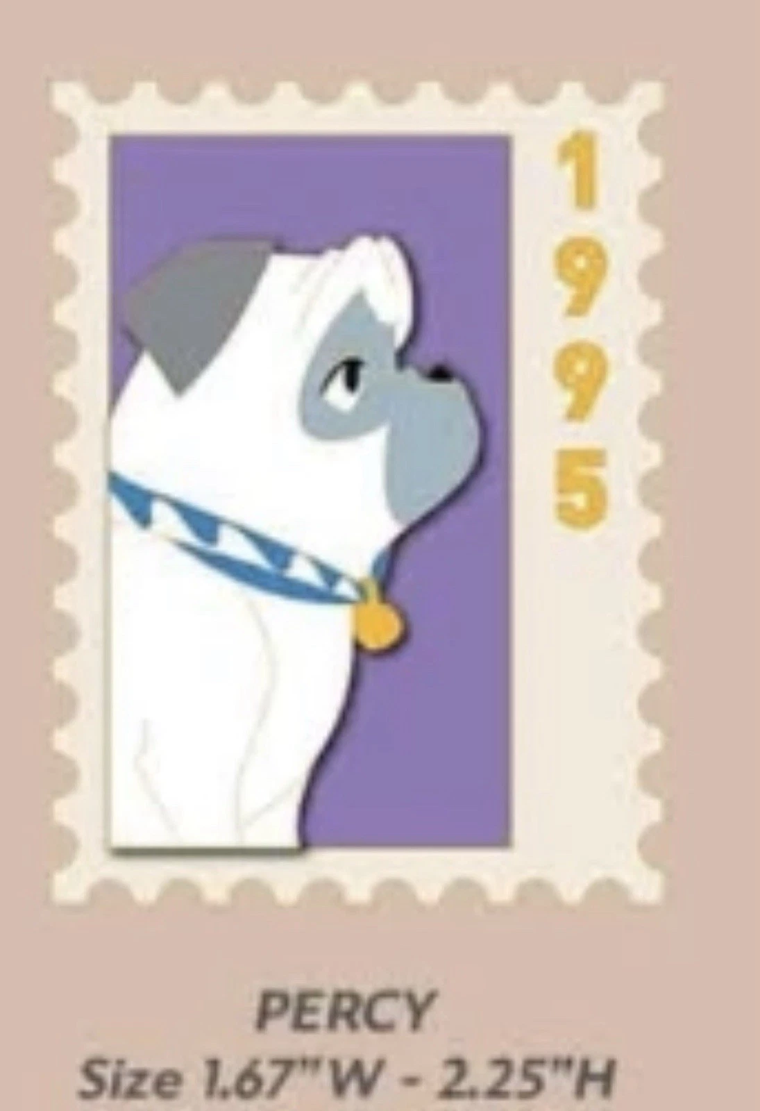 New ListingDEC TWDC Commemorative Animal Stamps Percy LE 300 Pin 🔥 Pocahontas🔥