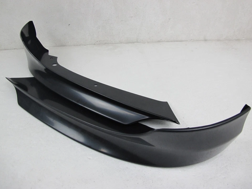 Unpainted Black Front Splitter Fit For BMW E90 LCI Sedan 2009-2011 328i Foto 2 de 4