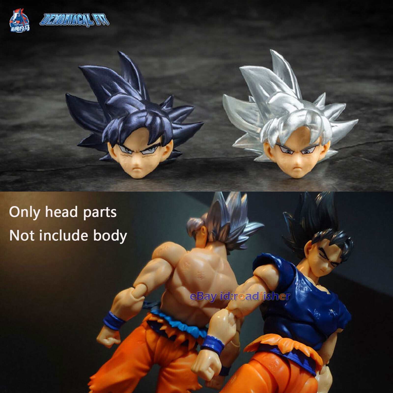 Possessed Horse Demoniacal Fit Ultra Instinct Guko Hair Head For