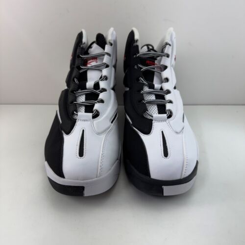 Herren Reebok The Blast Basketballschuhe Turnschuhe Größe 12 schwarz weiß rot GZ9519 - Bild 13 von 23