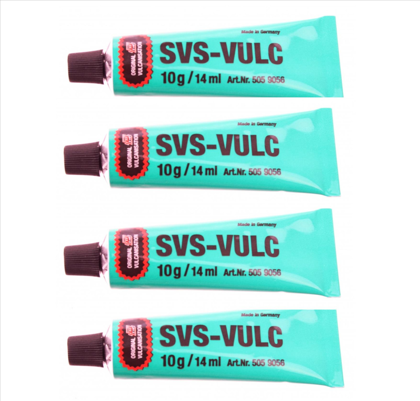 Rema Tip Top Vulcanising Solution SVS Vulc 10g Tube Of Repair Glue Pack Of 4