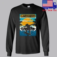 Lagwagon Skater Surfer Men's Black Navy Blue Size S to 3XL