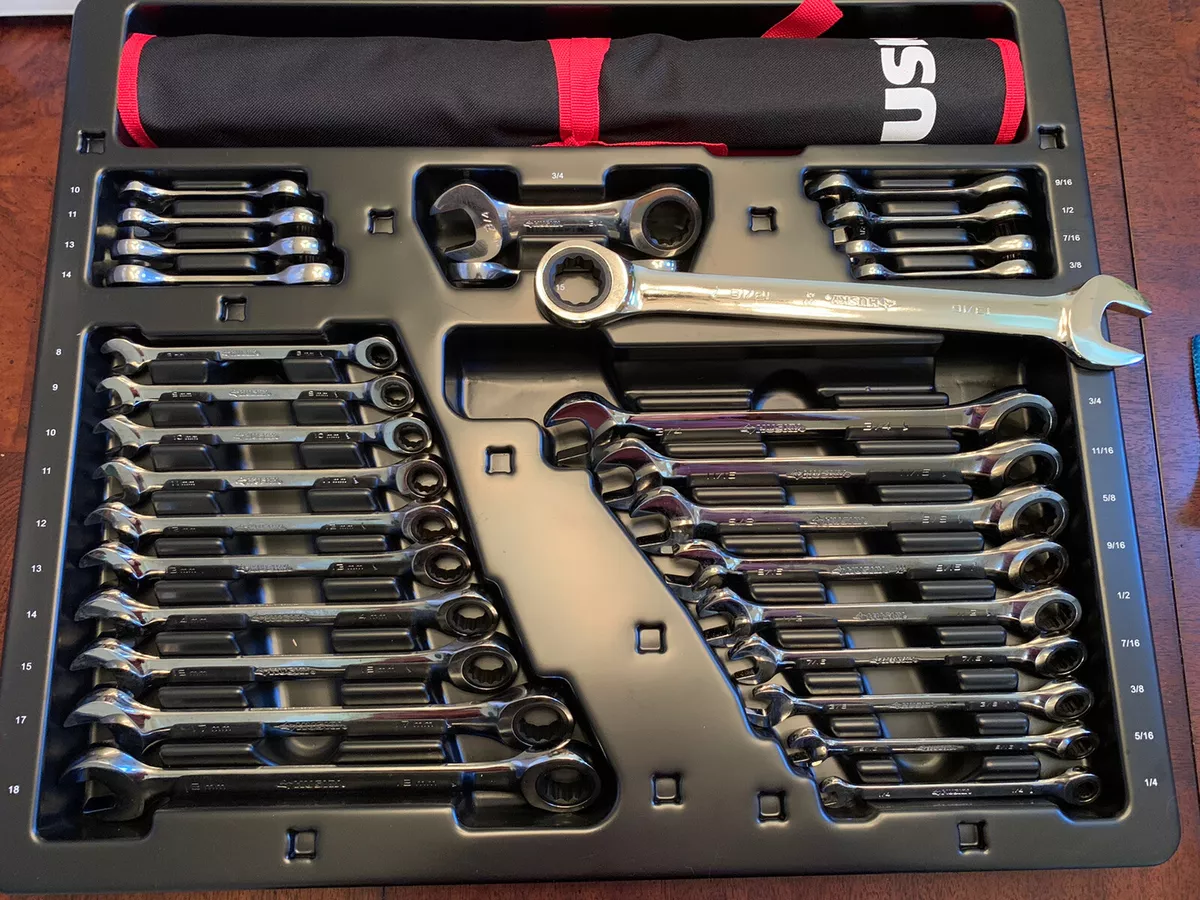 Husky 30 piece ratcheting combination wrench set deals