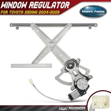 Front Passenger Side Power Window Regulator w/ Motor for Toyota Sienna 2004-2009