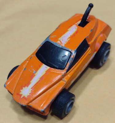 Vintage 1978 Mattel Shift Kickers Wind Sprinter Orange Not Working Pull Back Car