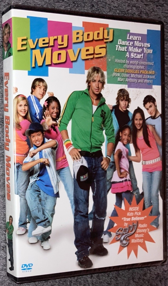 Every Body Moves DVD Dance Instructional Children's Kids Glenn