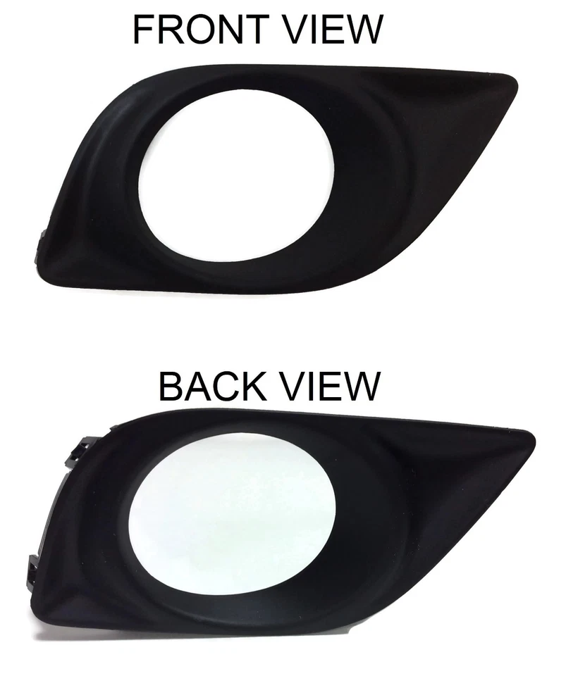 REPLACEMENT FOG LIGHT SET CLEAR LAMPS BEZELS FOR 2012-2014 NISSAN VERSA Foto 3 de 4