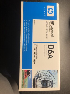ORIGINAL HP LASERJET 06A C3906A DRUCKTONERPATRONE DRUCKER. NEU IN VERSIEGELTER VERPACKUNG