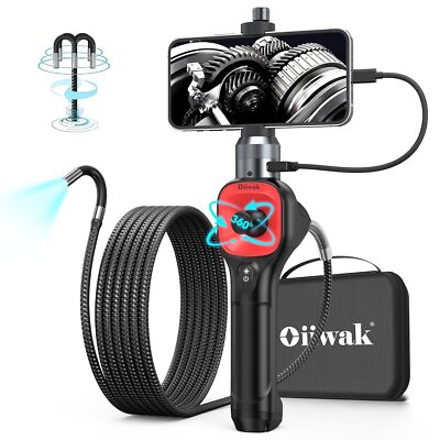 Oiiwak 360° Automotive Industriell Endoskop Kamera HD 1080P KFZ for iOS Android