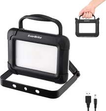 EverBrite Rechargeable 1500Lumen Work Light LED Super Bright Worklight w/2 Modes