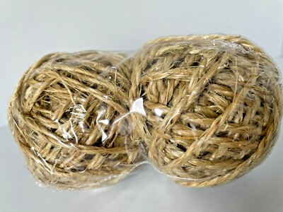 2 Rollen Paketschnur SISAL 24m Sisalschnur Bindfaden Schnur Faden Paket