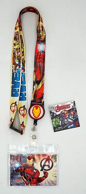 *NEW* Marvel: Iron Man Lanyard with Zip Lock Card Holder