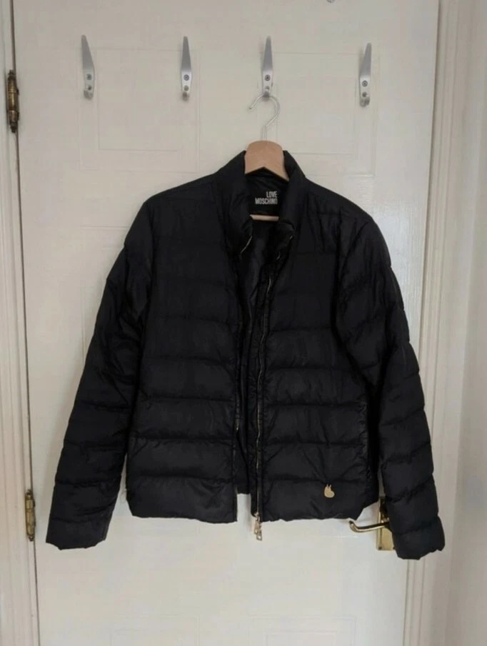 Love Moschino Black Down puffer Jacket