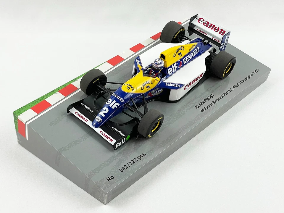 Williams F1 FW15C #2 Alain Prost 1993 World Champion 1:18 MINICHAMPS with CAMEL - Image 3 of 4
