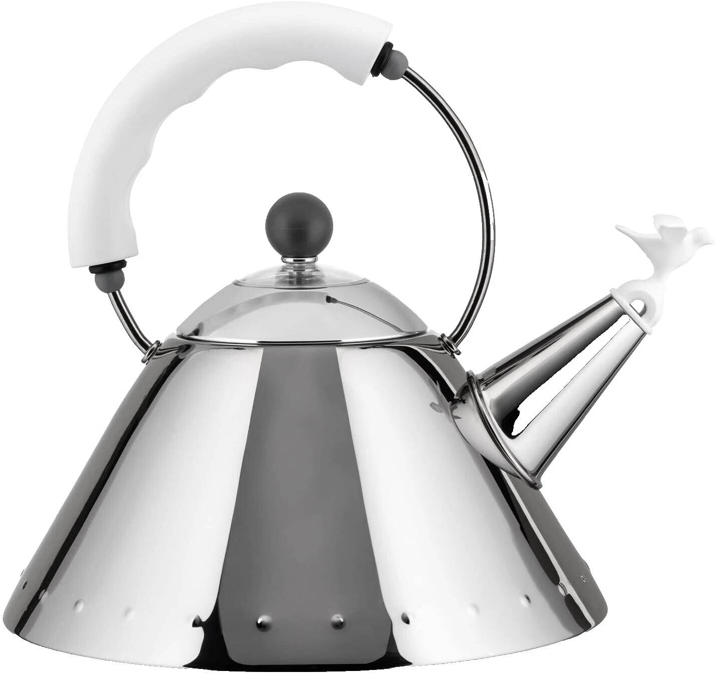 Alessi Teteras Té y Silbando Hervidor de Agua