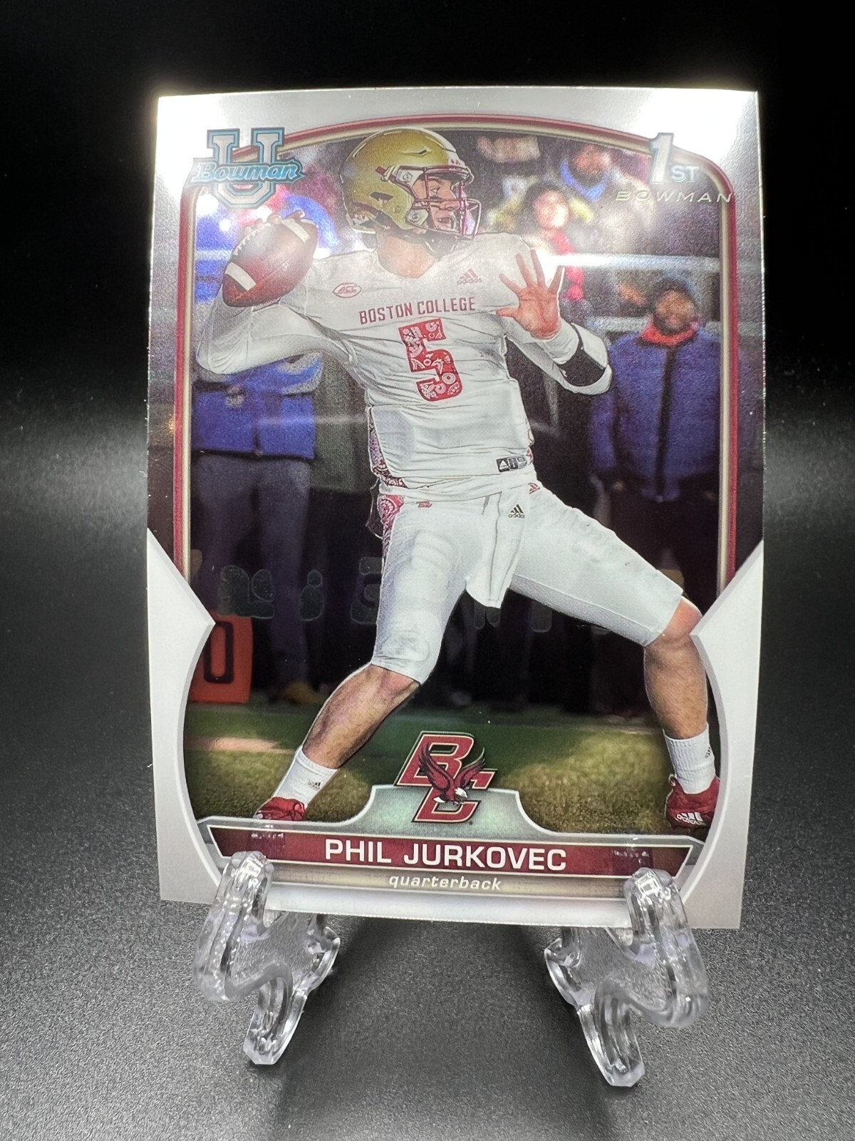 2022 Bowman U University Chrome - Phil Jurkovec #35 (RC) Boston College