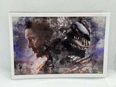 Tom Hardy Venom The Last Dance 4x6 Art Photo John Rudolph Signed