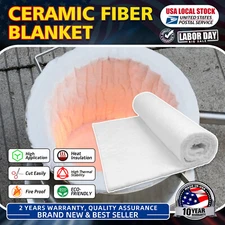 White Universal Ceramic Fiber Exhaust Mufer Mat Heat Insulation&Sound Insulation