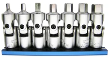 VIM Tools UJM400 - 7 Piece Metric U-Joint Stubby Hex Driver Set