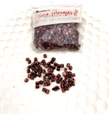 Metallic Bronze Copper Size 11 Triangle Glass Seed Beads 10g NEW