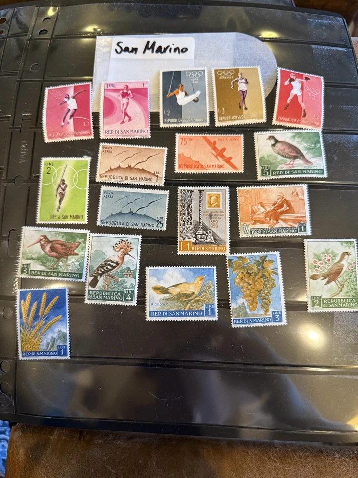 San Marino stamp from duplicate collection;... FREE SHIPPING very old - Image 2 of 2