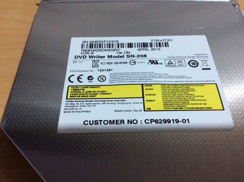 DVD Writer SN-208DN/FCHHS für Laptop, - Afbeelding 2 van 9