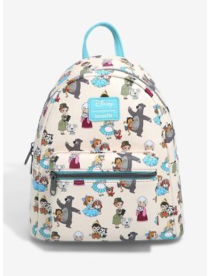 Disney animals loungefly backpack Disney Dogs & Cats Floral Fringe Mini Backpack | Loungefly main image 4