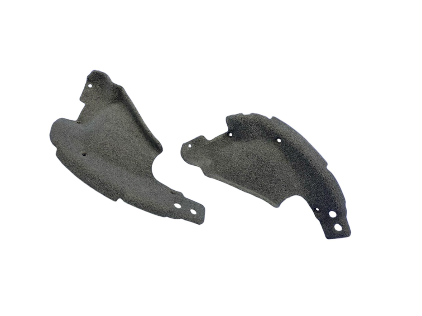 2008-2014 FERRARI CALIFORNIA REAR LEFT RIGHT OUTER HINGE TRIM COVER SET CARPET