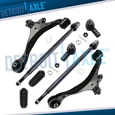 Front Lower Control Arms Inner Outer Tie Rod Ends For 2002-2005 Honda Civic