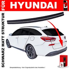 Lackschutzfolie Ladekante für Hyundai i30 Kombi PD ab 2017 Schwarz matt