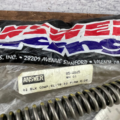 Vintage Answer Manitou Spring 02 Black Compe Elite 80 Firm Ride