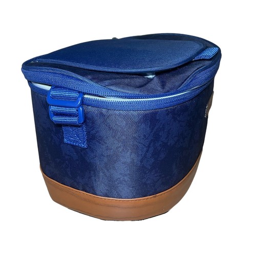 Thermoskanne 6 Dosen weiche Kühlbox - marineblau kariert, isolierte Brotzeittasche - Bild 4 von 7