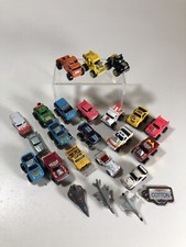 Vintage Galoob Micro Machines Road Champs Cars Trucks Semi Monster Lot of 24