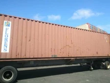Used 40' High Cube Steel Storage Container Shipping Cargo Conex Seabox El Paso 