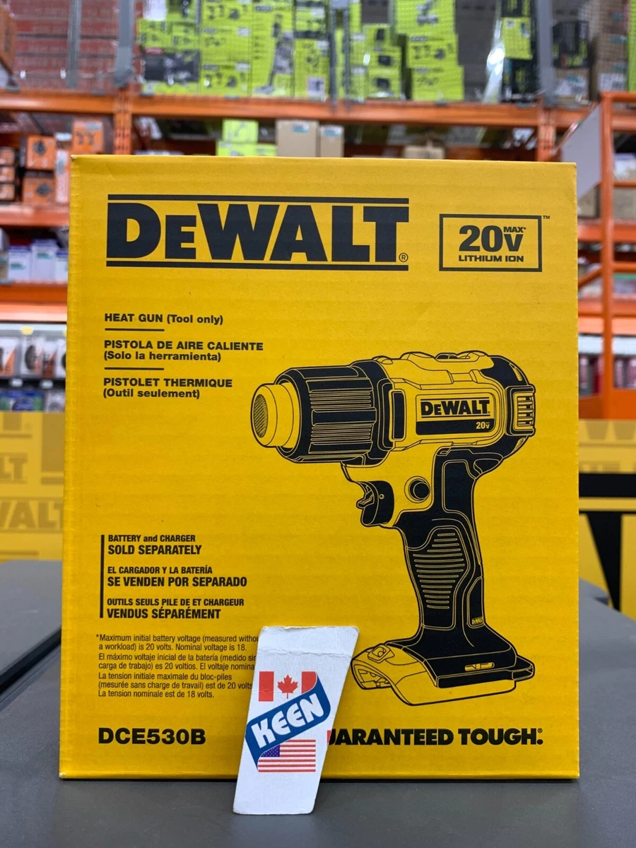 DEWALT Cordless Heat Gun 20V MAX Lithium Electric Hot Gun DCE530