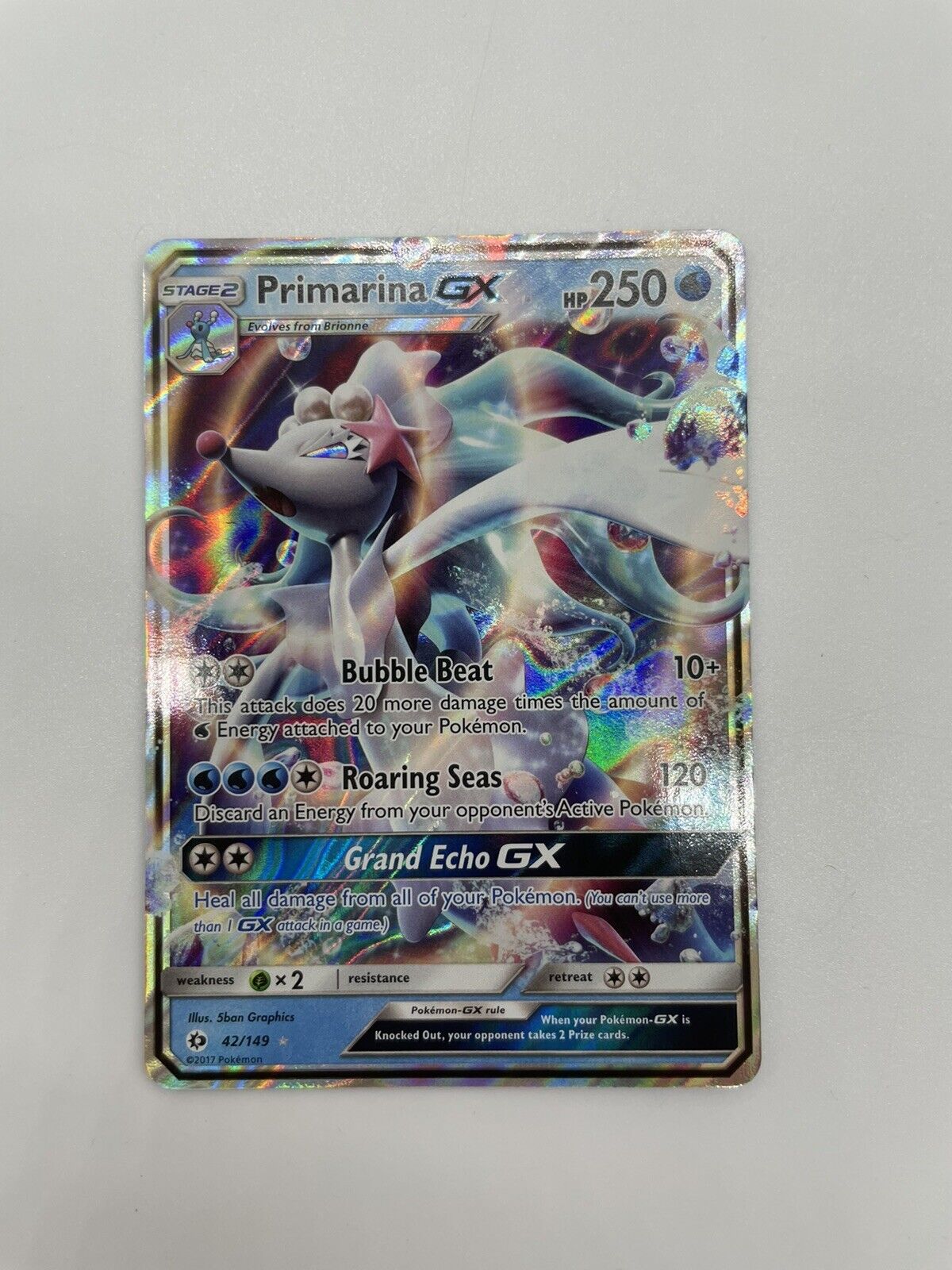 Pokemon Card Solgaleo GX 143/149 Ultra Rare Base Set SM